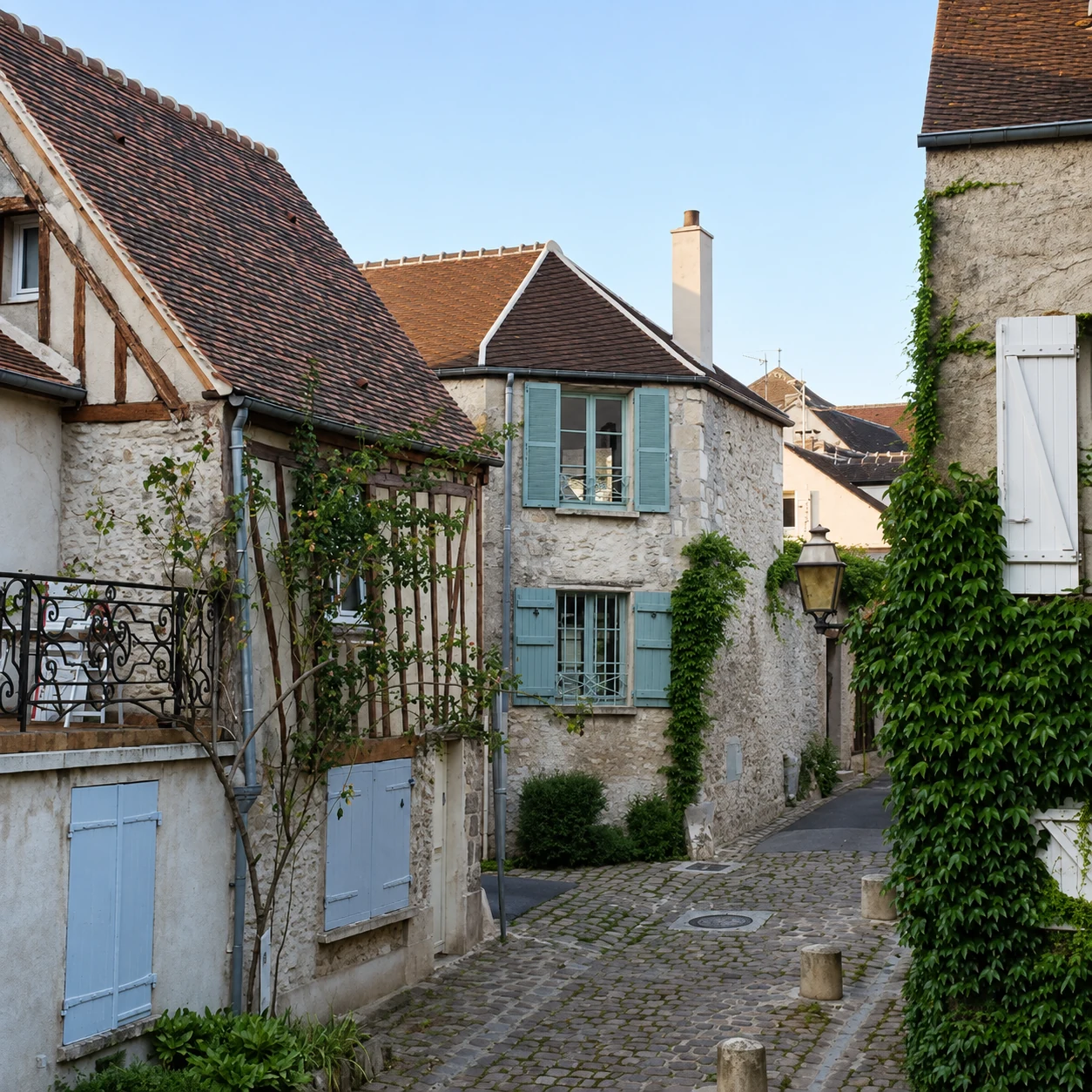 Eine alte Gasse des Stadtteils Senlis