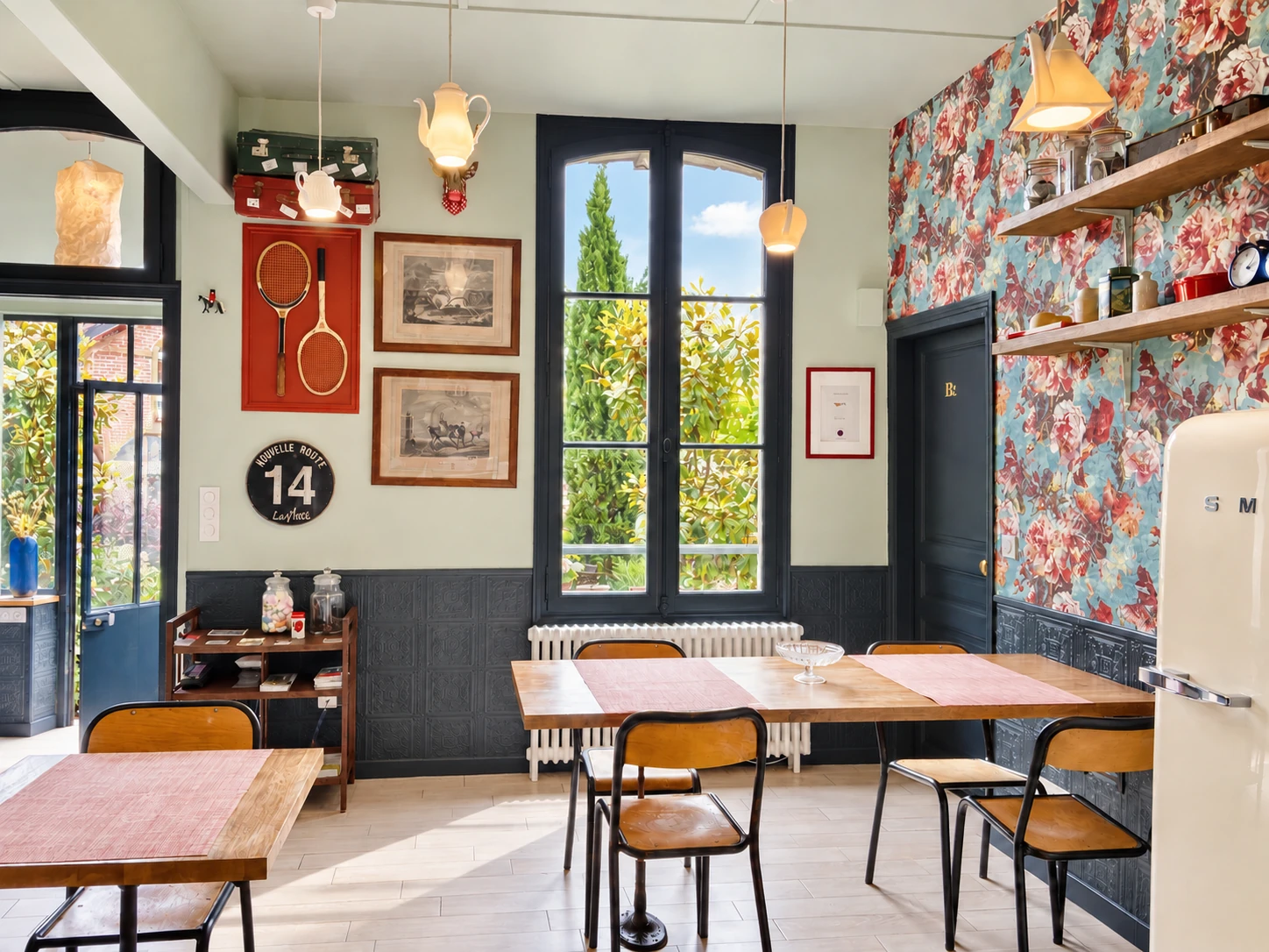 Frühstücksbereich — Die Küche und Gemeinschaftsbereiche von Fab House, Senlis
